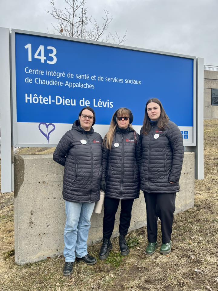Peut être une image de texte : « 143 Centre intégré de santé Chaudière-Appalaches et de services sociaux de Hôtel-Dieu Dieu de Lévis n 安 + »